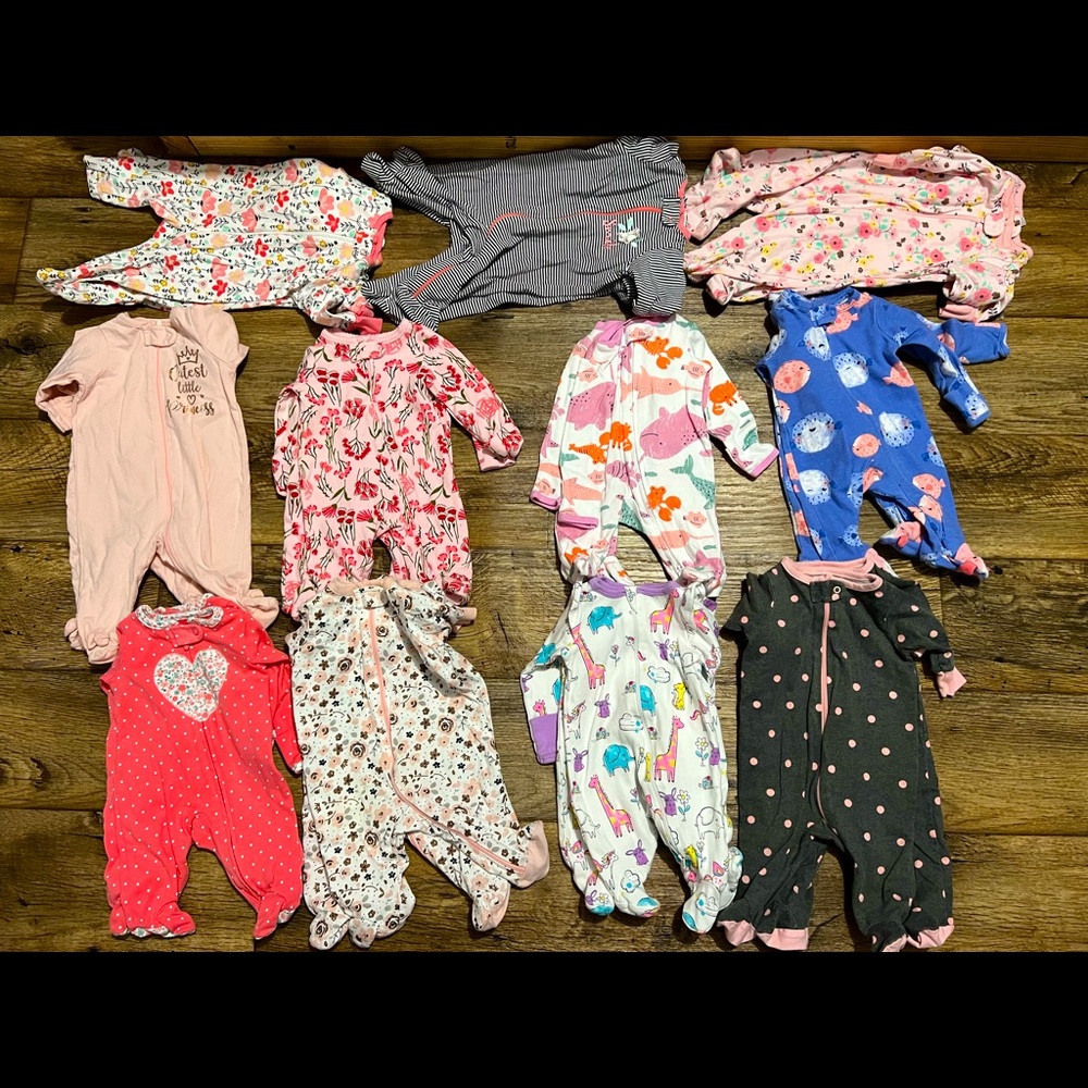 Newborn girl twin sets bundle